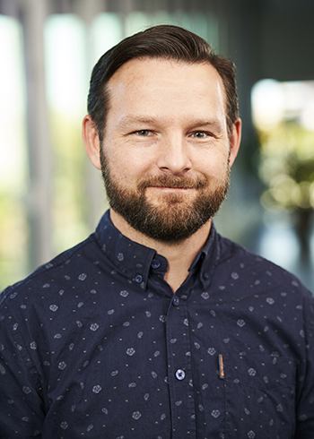 portrait of Daniel Hellström. 