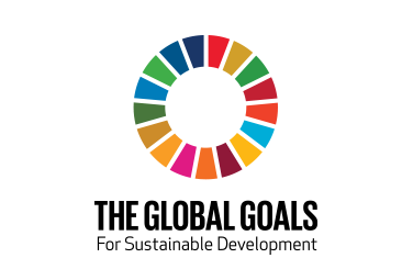 the global goals logo. 